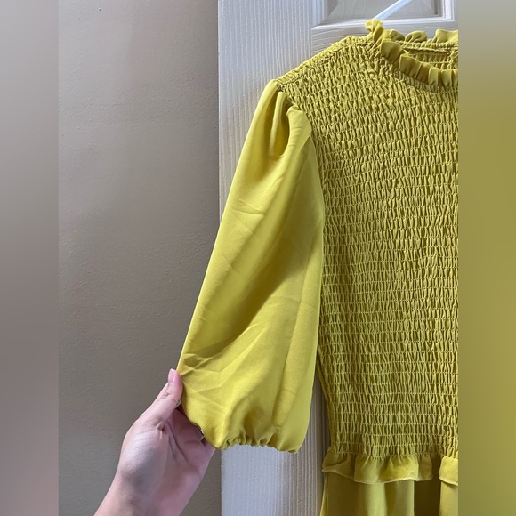 Nanette Yellow Ruffled dress - Picture 4 of 4